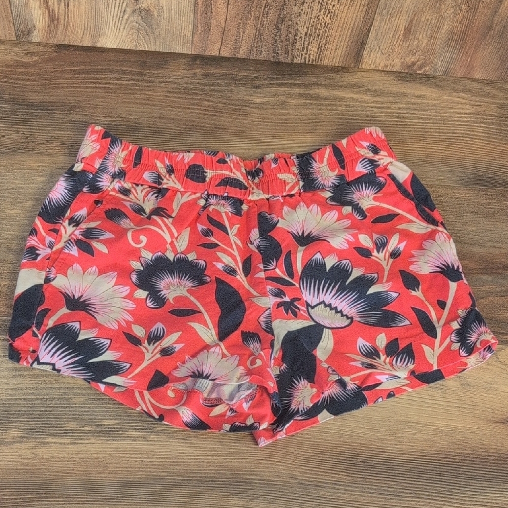 J. Crew Floral High Waist Shorts 00